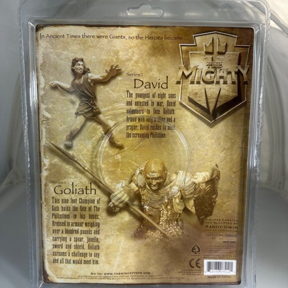 NIB THE MIGHTY TOYS The Mighty Goliath figure from David and Goliath htf RARE - Picture 6 of 12